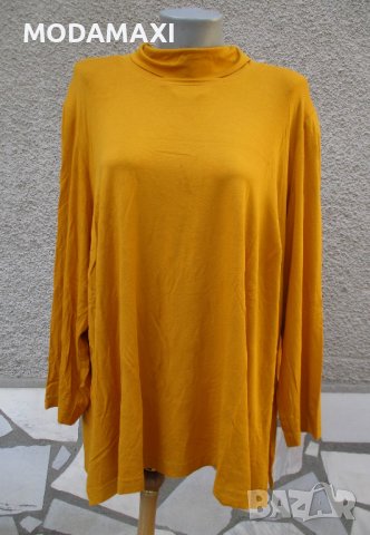 4XL/5XL  Поло блуза Sempre Piu , снимка 1 - Блузи с дълъг ръкав и пуловери - 39395111