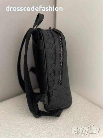 Кожена Раница Guc*i, снимка 5 - Раници - 53803939