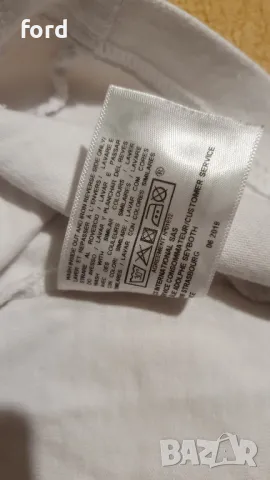 Бяла Поло тениска Le Coq Sportif, снимка 9 - Тениски - 47598058