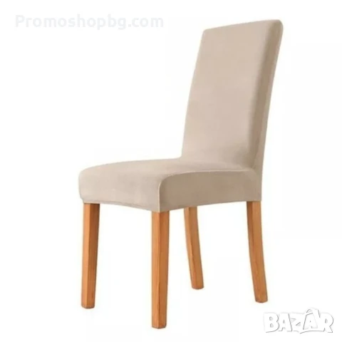 Калъф за стол, еластичен, универсален размер, кадифе