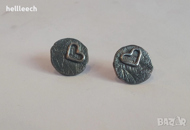 Сребърни обеци, снимка 3 - Обеци - 52772215