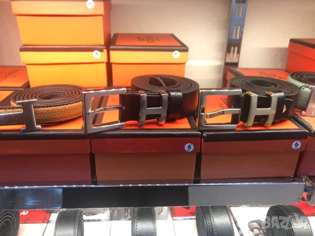 колани от естествена кожа в кутия louis vuitton gucci dior hermes prada, снимка 10 - Колани - 51356175