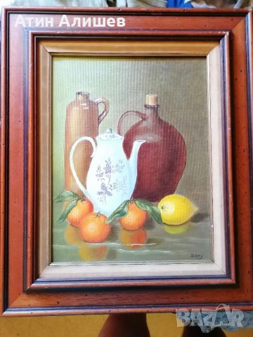 Натюрморт - авторска, маслени бои 