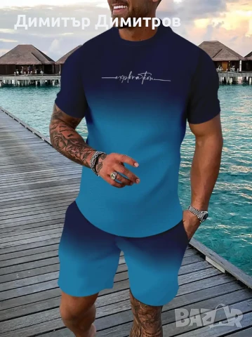 Тениски и комплекти бързосъхнещи с 3 D принт,големи=XXL 54-56 ---10 лв, снимка 11 - Тениски - 51236481