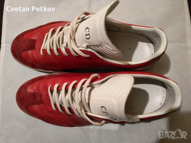 Продавам кожени кецове DIOR , GiVENCHY , VERSACE , снимка 2 - Кецове - 53173331