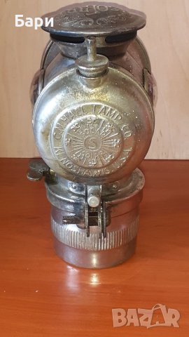 Стара ацетиленова лампа за велосипед от 19-ти век - USA, снимка 8 - Други ценни предмети - 41096928