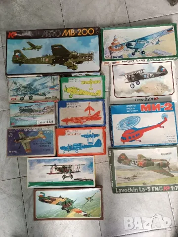 Стари модели самолети за сглобяване 