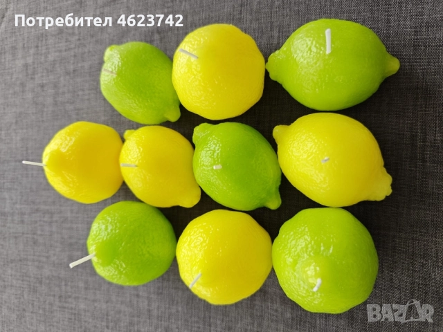 Ароматни лимончета от соев восък