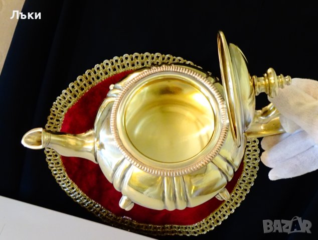 Марокански бронзов чайник,кана Royal. , снимка 9 - Антикварни и старинни предмети - 40388644