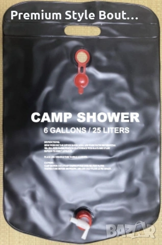 Душ за къмпинг със соларно загряване, снимка 16 - Къмпинг мебели - 53694349