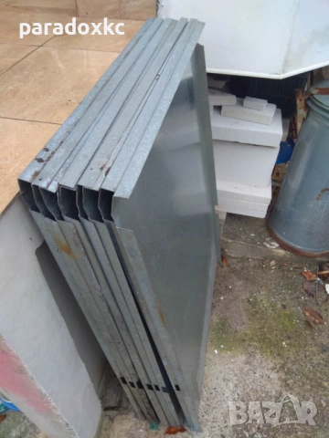 Подцинковани метални плоскости за стелажи ламаринени рафтове 130x90 см, снимка 2 - Стелажи и щандове - 52308229