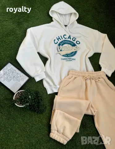 Ватиран дамски комплект 100 % памук , снимка 2 - Спортни екипи - 49068558