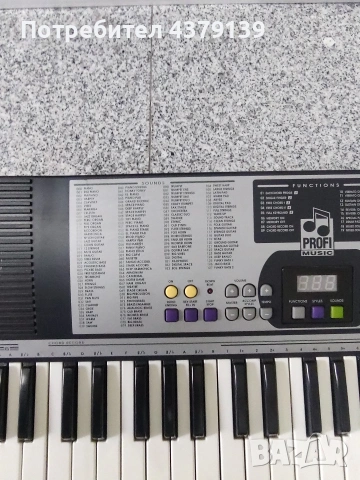 Синтезатор/електронно пиано Bontempi PM65, снимка 2 - Синтезатори - 53579951