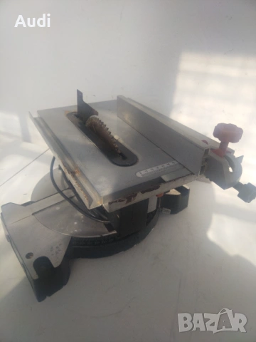 Професионален настолен потапящ циркуляр тип пендула.  Реже и  под ъгъл от 0° до 45° EINHELL 1200W, снимка 4 - Циркуляри - 53836376