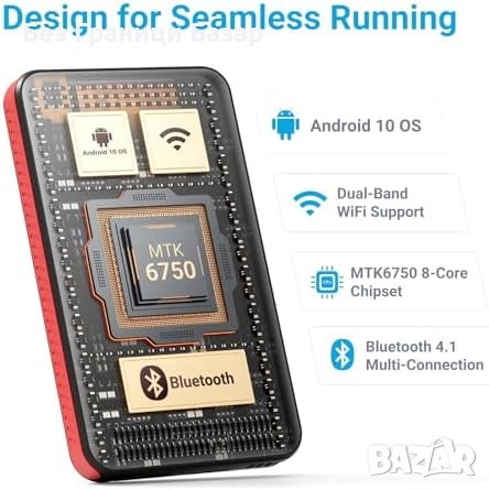 Нов MP3 MP4 Музикален плейър с тъчскрийн, Spotify, Bluetooth и WiFi 96GB, снимка 3 - MP3 и MP4 плеъри - 51941898