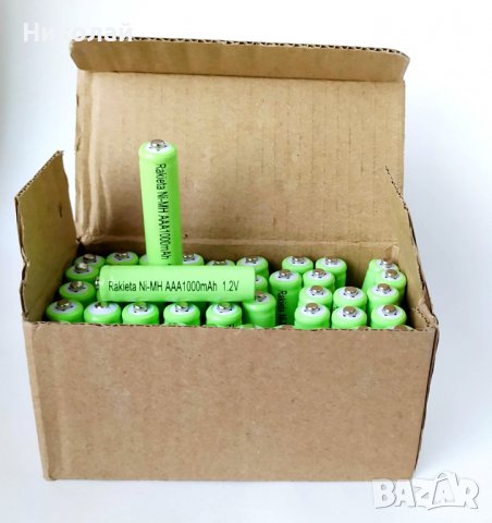 Акумулаторна батерия ААА 1000 mah, снимка 2 - Друга електроника - 25895865