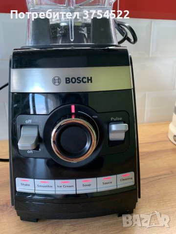 Блендер Bosch VitaBoost, 1600W, 2 л, 6 програми, Купа от Tritan, Черен, снимка 4 - Блендери - 42627722