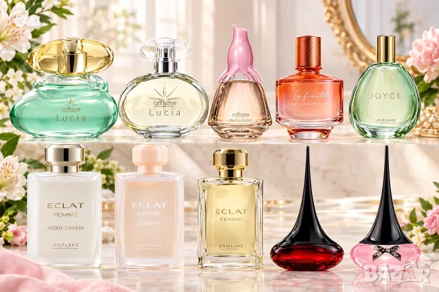 Lucia, Eclat Femme, Love Potion, Infinita My Sunshine, Volare Tender