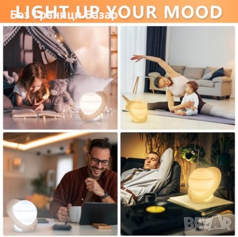 Нова Уникална 3D Сатурнова Лампа Hiloshine - 10000 Lux Терапия, снимка 6 - Други - 44206658