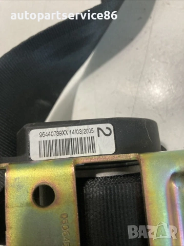 Заден ляв колан за седалка Комби за Peugeot 2005 407SW (2005), 96440739XX, снимка 2 - Части - 53742326