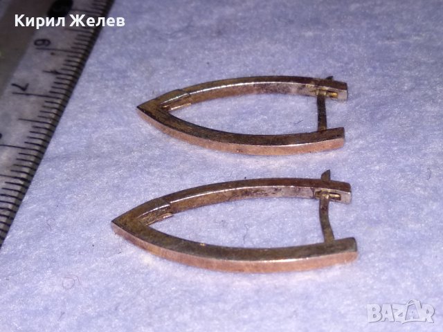 ЕЛЕГАНТНИ СРЕБЪРНИ ОБЕЦИ СРЕБРО 925 ВИНТИДЖ МОДЕЛ с АНГЛИЙСКО ЗАКОПЧАВАНЕ 38592, снимка 14 - Обеци - 41637930