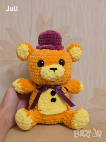 Ръчно плетено на една кука Мече, снимка 2 - Други - 52220716