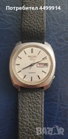 Мъжки автоматичен винтидж часовник Seiko 5 -6119, снимка 8 - Антикварни и старинни предмети - 55844567
