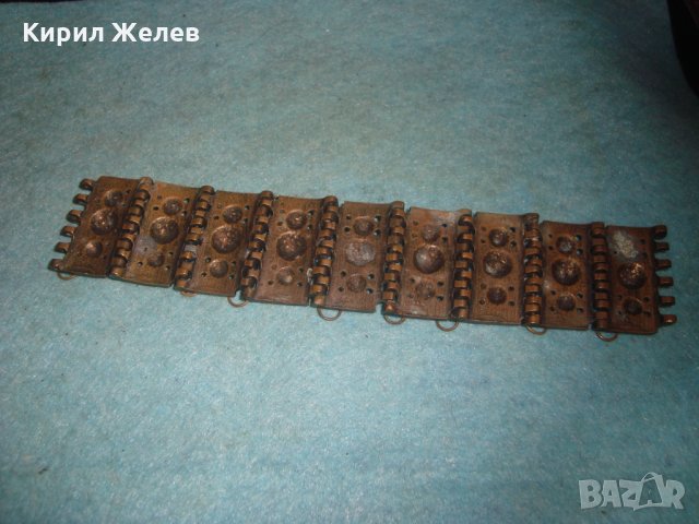 18в ВЪЗРОЖДЕНСКА БРОНЗОВА ГРИВНА с ГРАНУЛАЦИЯ СТАРИННА КУЮМДЖИЙСКА МАЙСТОРСКА ИЗРАБОТКА УНИКАТ 26086, снимка 4 - Антикварни и старинни предмети - 35664177