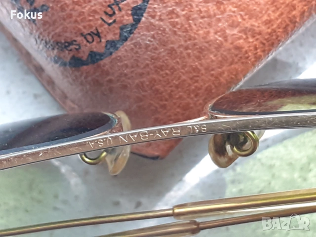 Слънчеви очила Ray Ban Bausch & Lomb - Рей Бан авиатор, снимка 5 - Антикварни и старинни предмети - 53423904