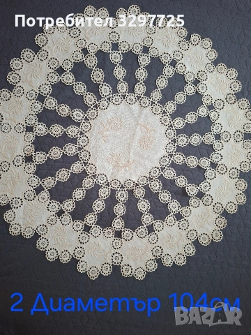 Покривки, карета и дантели., снимка 5 - Декорация за дома - 53826514