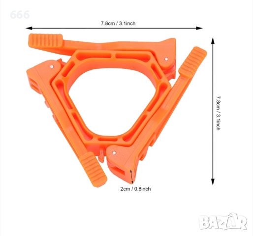 Държач за газови бутилки за къмпинг, компактен дизайн, ABS материал, висока стабилност., снимка 3 - Други стоки за дома - 52695932