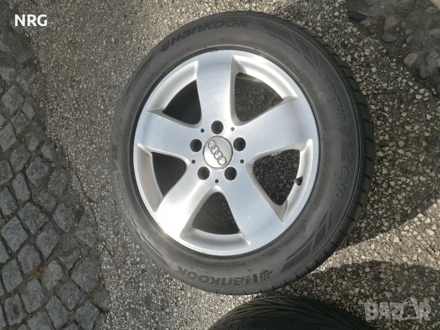 Алиминиеви Джанти 16 цола 5x112 Mercedes Audi+Гуми Hankook 225 50 16 , снимка 7 - Гуми и джанти - 56079790
