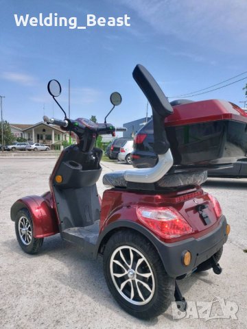 Електрическа Четириколка Famozna LUX 1500W/60V/20Ah - Червена , снимка 8 - Мотоциклети и мототехника - 39295802