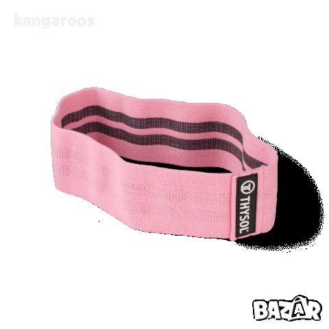 Дамски комплект тренировъчни ластици с текстилно покритие / 3 части, снимка 4 - Фитнес уреди - 41761939