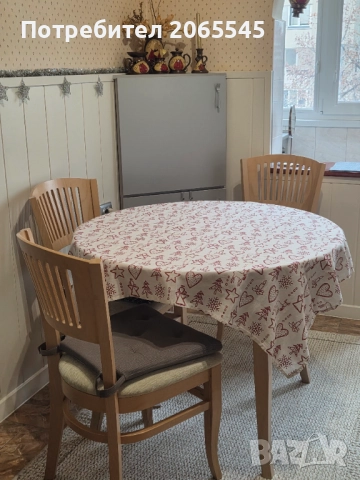 Маса и четири стола за кухня, снимка 2 - Маси - 52681922