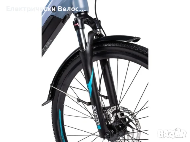 Електрически трекинг велосипед MTF Road 6.5 - Bafang 80 Nm, до 200 км пробег 2 години гаранция, снимка 6 - Велосипеди - 56084609