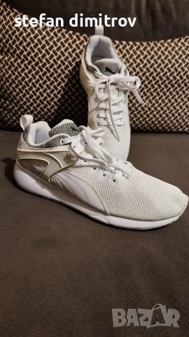 Puma Aril Blaze Trainers Lace Up Mens Shoes White Textile 359792 05 , снимка 1 - Маратонки - 41661960