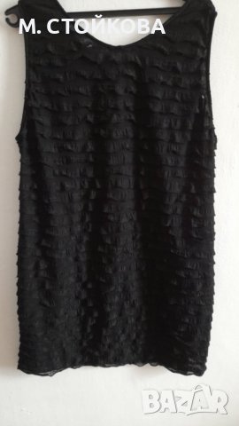 черна еластична рокля без ръкав Generous, снимка 2 - Рокли - 42062457
