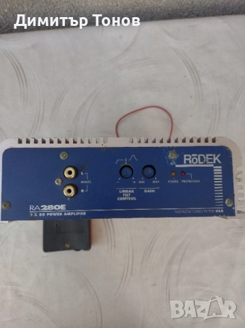 RODEK RA280E, снимка 2 - Ресийвъри, усилватели, смесителни пултове - 51510723