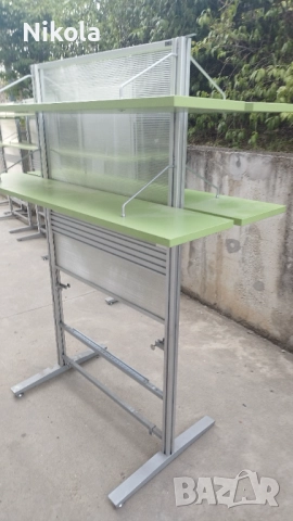 Етажерка алуминиева  едностранна преграда / параван  150/182см, снимка 16 - Паравани - 42746175