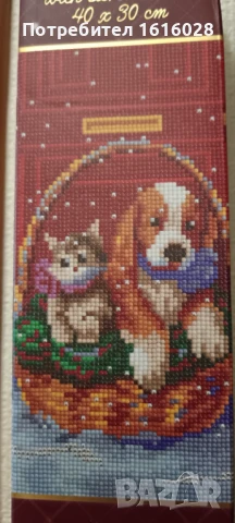 Коледни диамантени гоблени., снимка 4 - Гоблени - 50656656