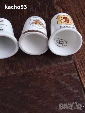 Порцеланови напръстници- 3 броя., снимка 5 - Антикварни и старинни предмети - 51377234