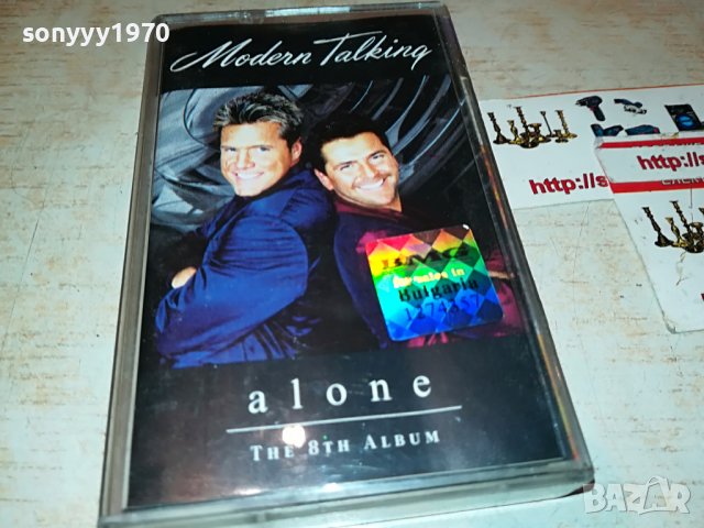 MODERN TALKING ALONE 1101231923, снимка 3 - Аудио касети - 39271267