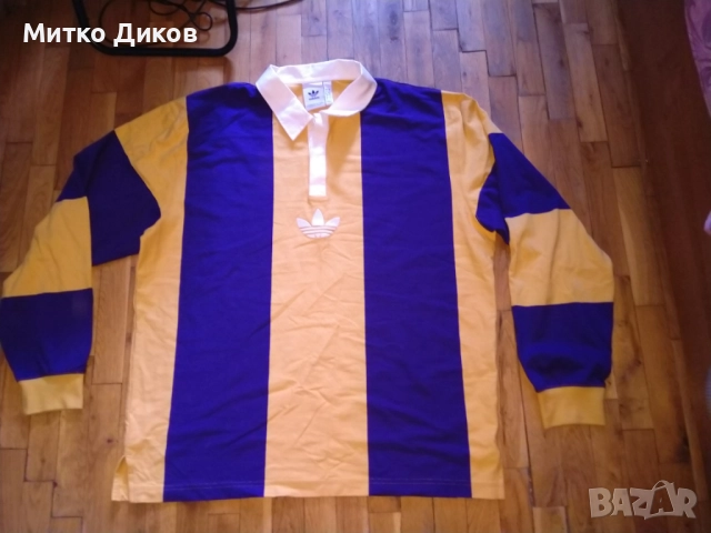 Адидас горно размер ХХЛ оранжево виолетово дълъг ръкав отличен