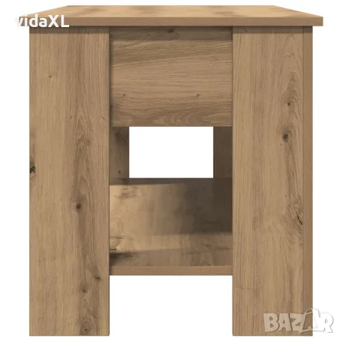 vidaXL Кафе маса, дъб артизан, 101x49x52 см, инженерно дърво, снимка 6 - Маси - 56148366
