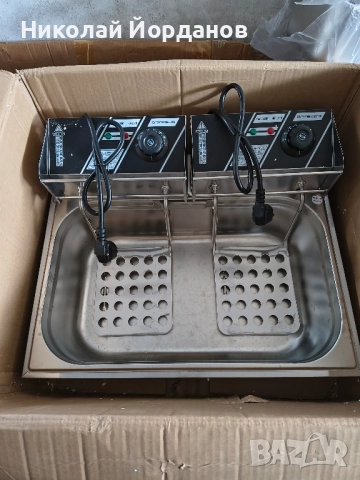 Фритюрник професионален 10-12литра НОВ, снимка 4 - Обзавеждане за заведение - 18217272