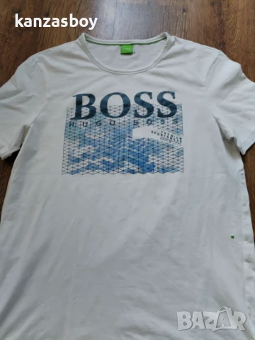hugo boss green - страхотна мъжка тениска 2XL, снимка 4 - Тениски - 51196491