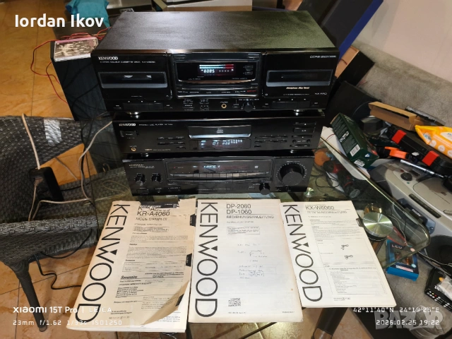 Kenwood KX-W6060 + KR-A4060 + DP-1060, снимка 5 - Аудиосистеми - 53623480