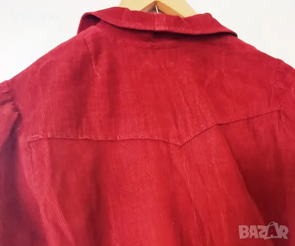 Дамска рокля бордо, ситно кадифе, снимка 2 - Рокли - 49405928