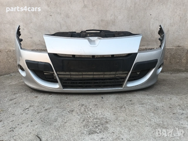 предна броня за рено меган 3 купе с решетки и халогени RENAULT MEGANE III COUPE